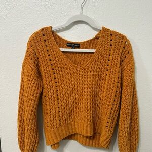 Madewell Women's Mustard Yellow Sweater